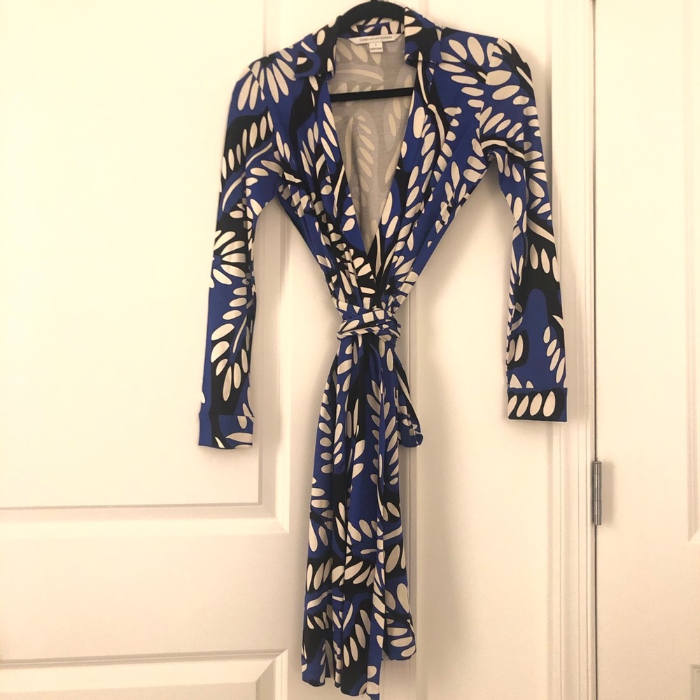 New Diane von Furstenberg Julian silk wrap dress 2